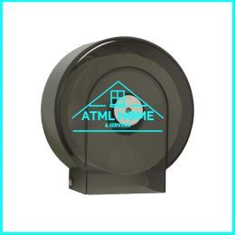 Jumbo Roll Tissue Dispenser (Transparent Black)