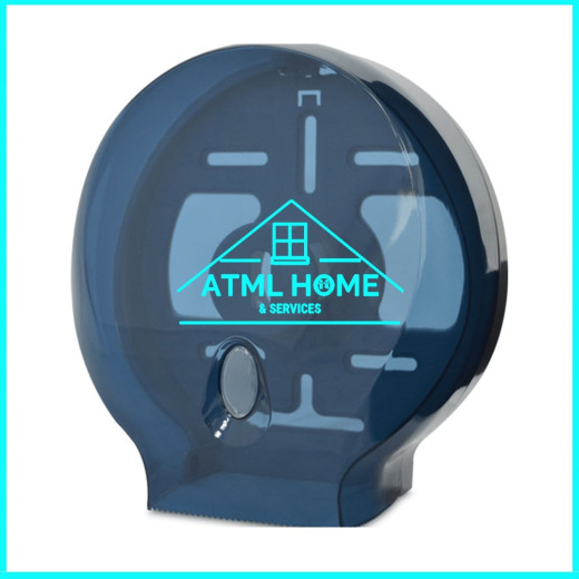 Jumbo Roll Tissue Dispenser (Transparent Black)